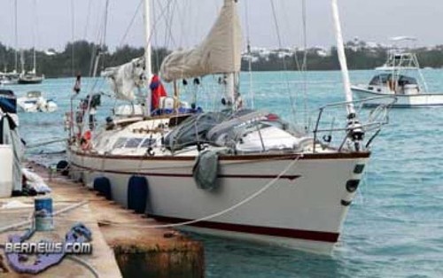 Riot waits for attention - sails, bimini, engine, steering, anchoring system ©  SW